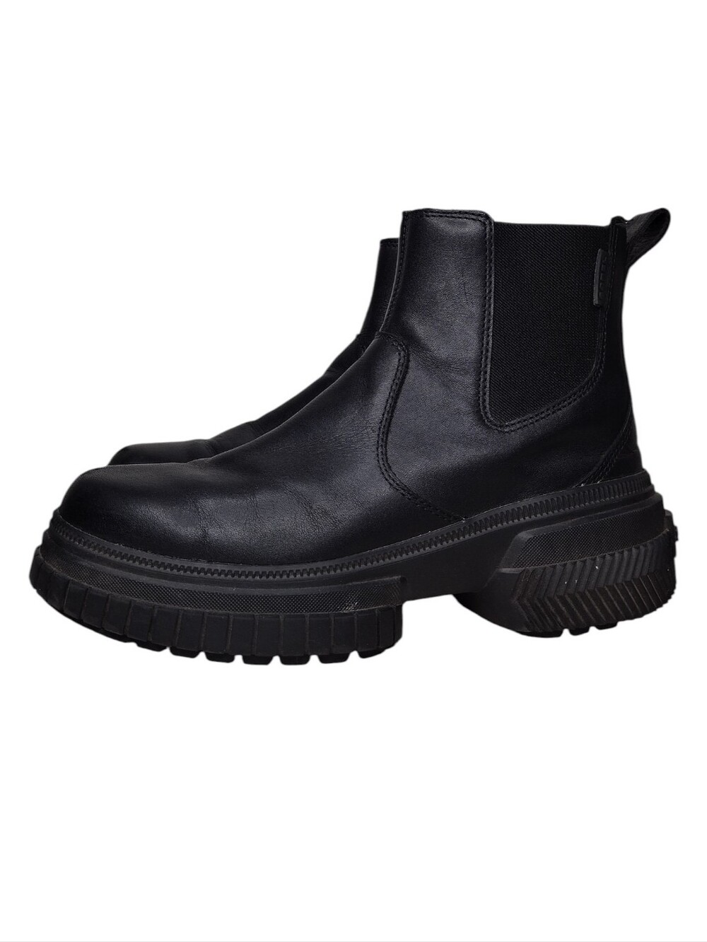 Sorel Ona Ave Waterproof Black Chunky Chelsea Ankle Boots Sz 8.5